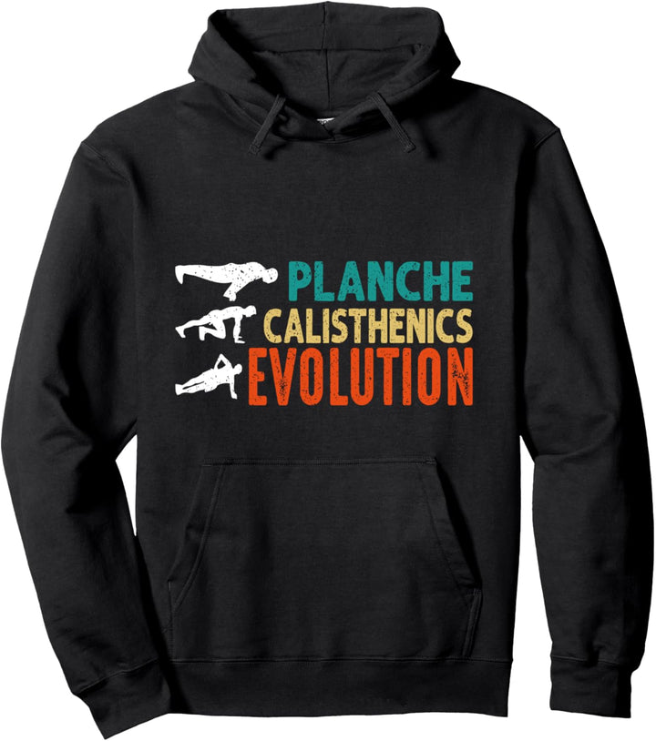Planche Calisthenics Evolution Fitness Calisthenics Pullover Hoodie