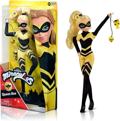 BANDAI - Miraculous - Puppe - Queen Bee - 26 cm grosse Ankleidepuppe - P50003 & Miraculous - Puppe -