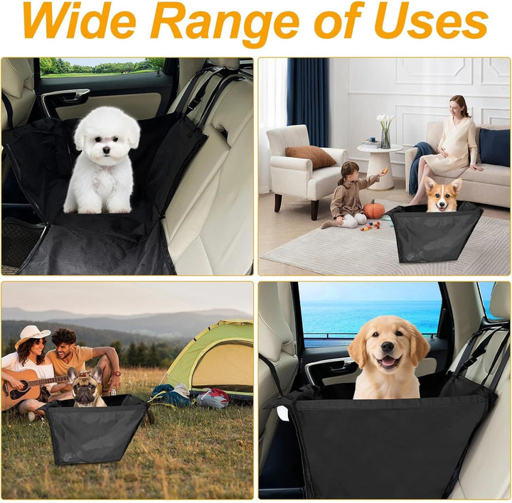 Hunde Autositz für Kleine Mittlere Hunde, Hundesitz Auto Rückbank, Hundeautositz, Hundeschutz Auto R