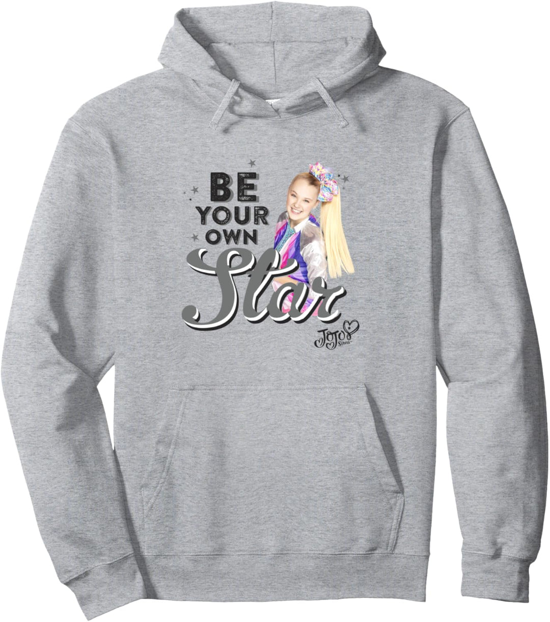 JoJo Siwa Be Your Own Star Smiling Portrait Text Pullover Hoodie
