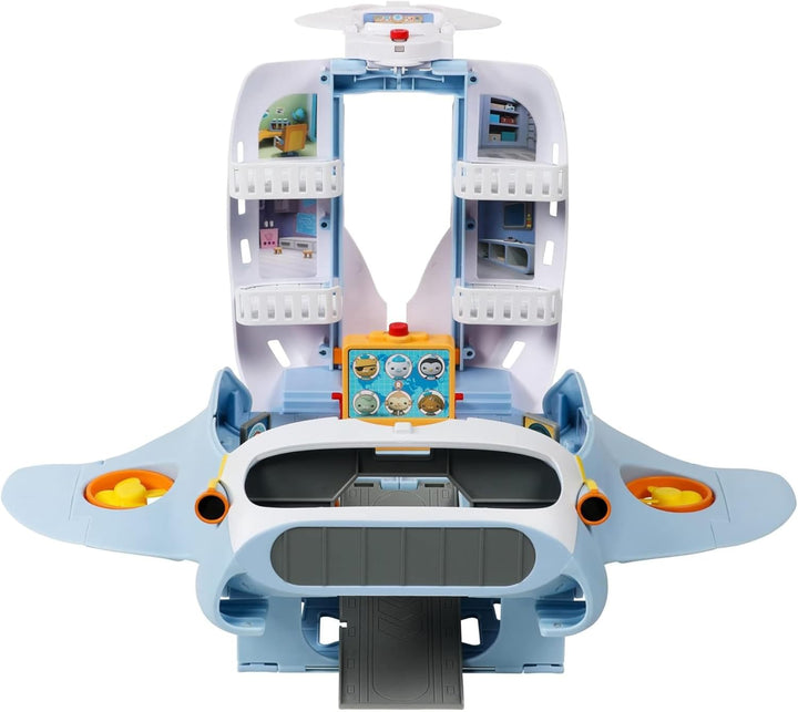 Octonauts Quoersrti Above & Beyond | Octoray Transforming Playset | 7 Pieces | 25+ Lights and Sounds