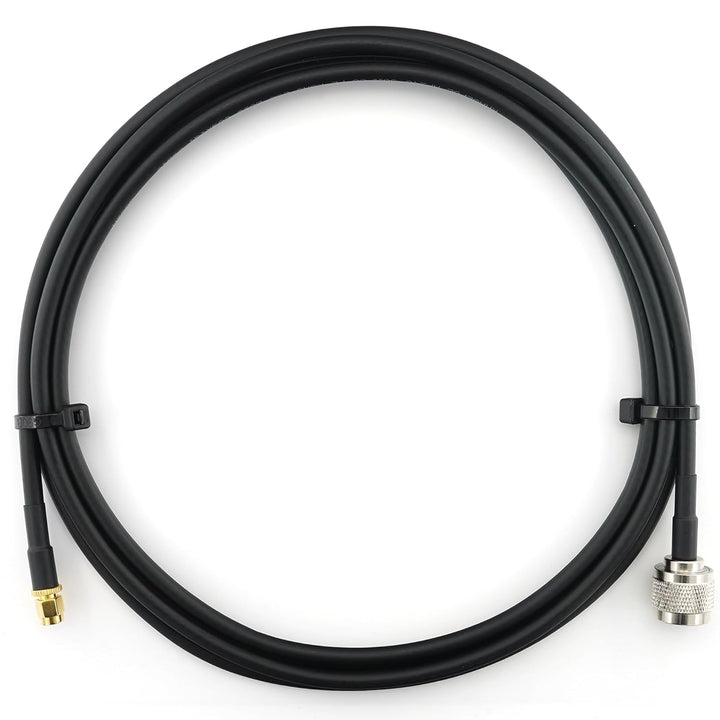 3m RP-SMA Stecker auf N Stecker Koaxialkabel — 3 Meter Verlustarmes HF-240 (LMR 240 Äquivalent) Ante