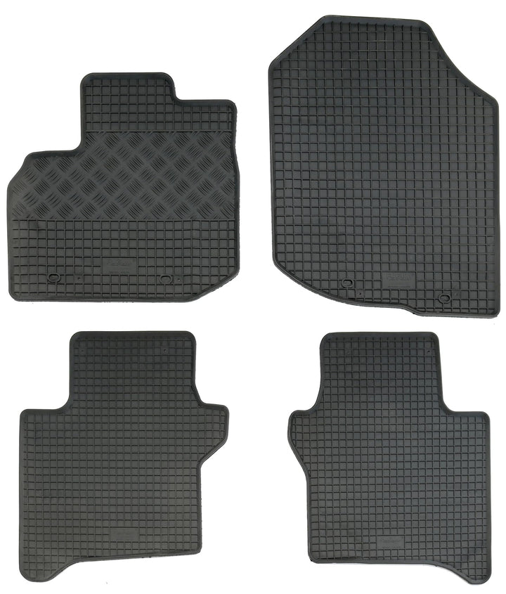Gummi Fussmatten Set, 4teilig, Gummifussmatten Gummimatten Matten