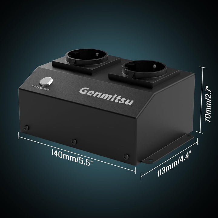 Genmitsu iMaticBox Relaismodulschalter für CNC-Fräsmaschinen, 12 VDC Smart PWM Signalsteuerungsrelai