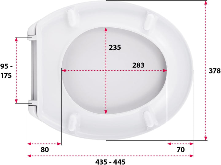 'aquaSu® Basic, WC-Sitz mit Motiv, Duroplast Toilettendeckel mit Absenkautomatik, Belastbar bis 200