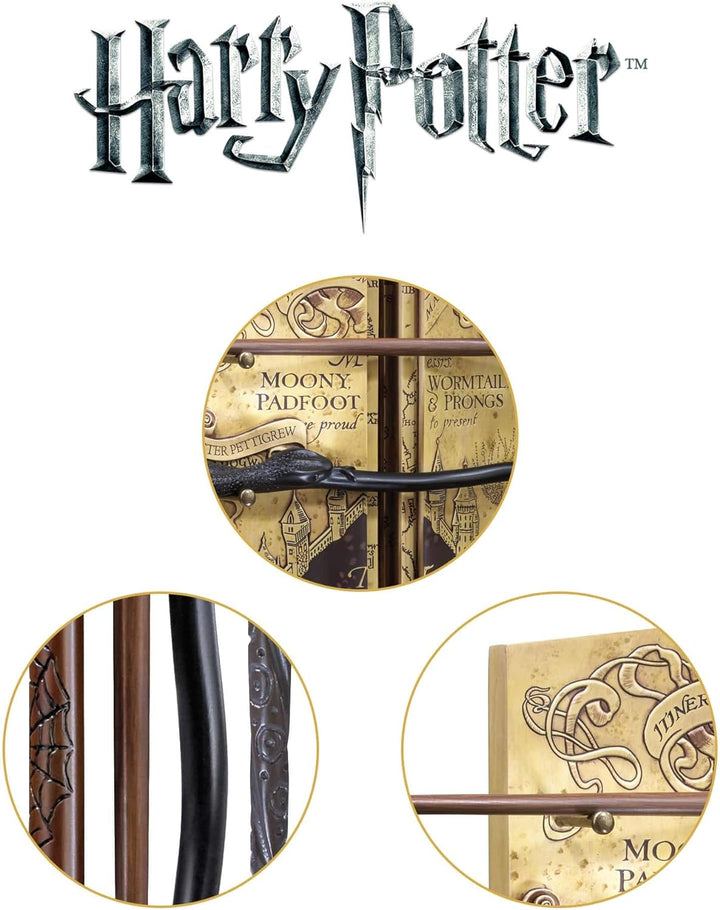 The Noble Collection The Marauder's Map Wand Collection