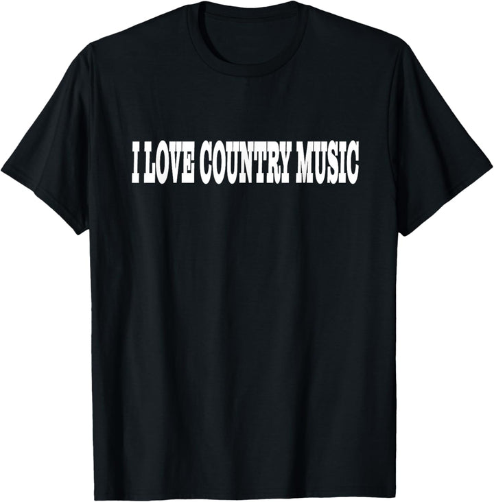 Ich liebe Country-Musik T-Shirt