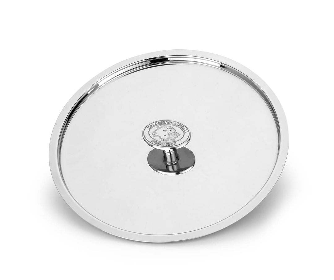 Pentole Agnelli Deckel mit Steg, Aluminium 36 cm Stahl, 36 cm