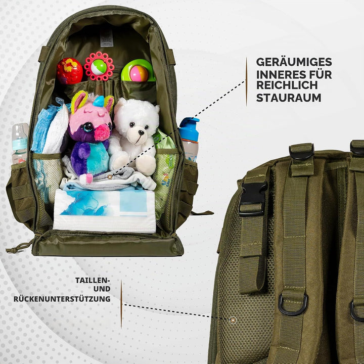 Mossa tactical baby gear Grün, Grün