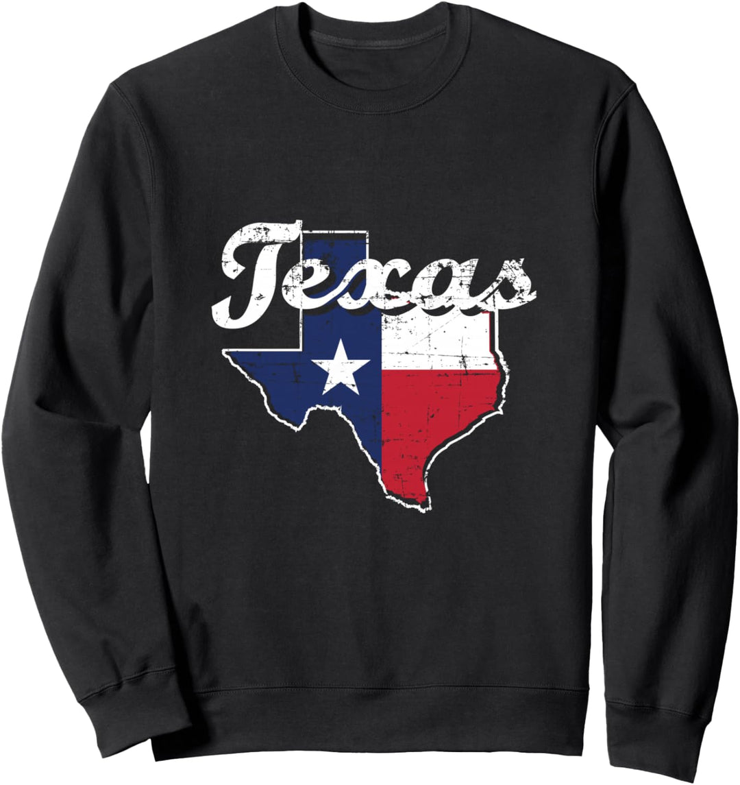 Retro Texas TX vintage state flag Sweatshirt