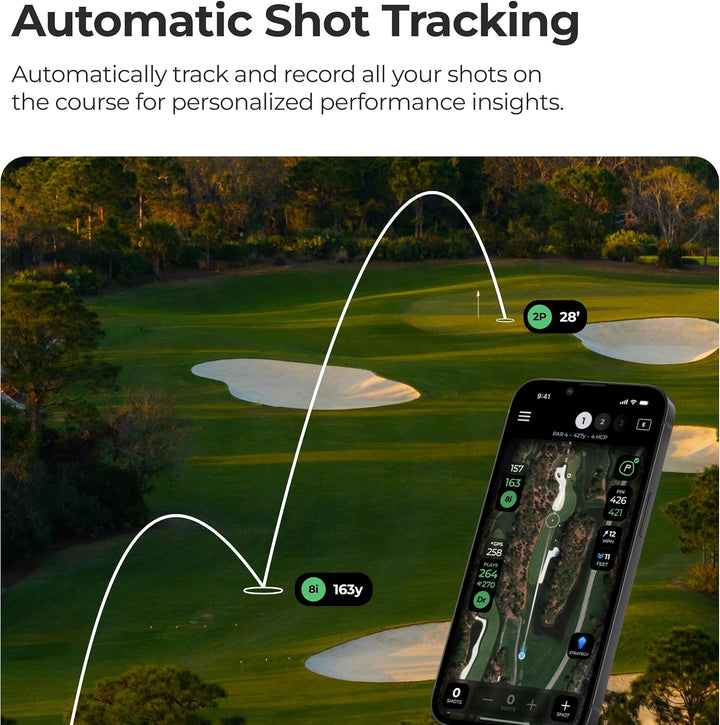Arccos Smart Sensors: automatisches Golfspiel-Tracking-System, A.I. Powered Caddie, A.I. GPS-Entfern