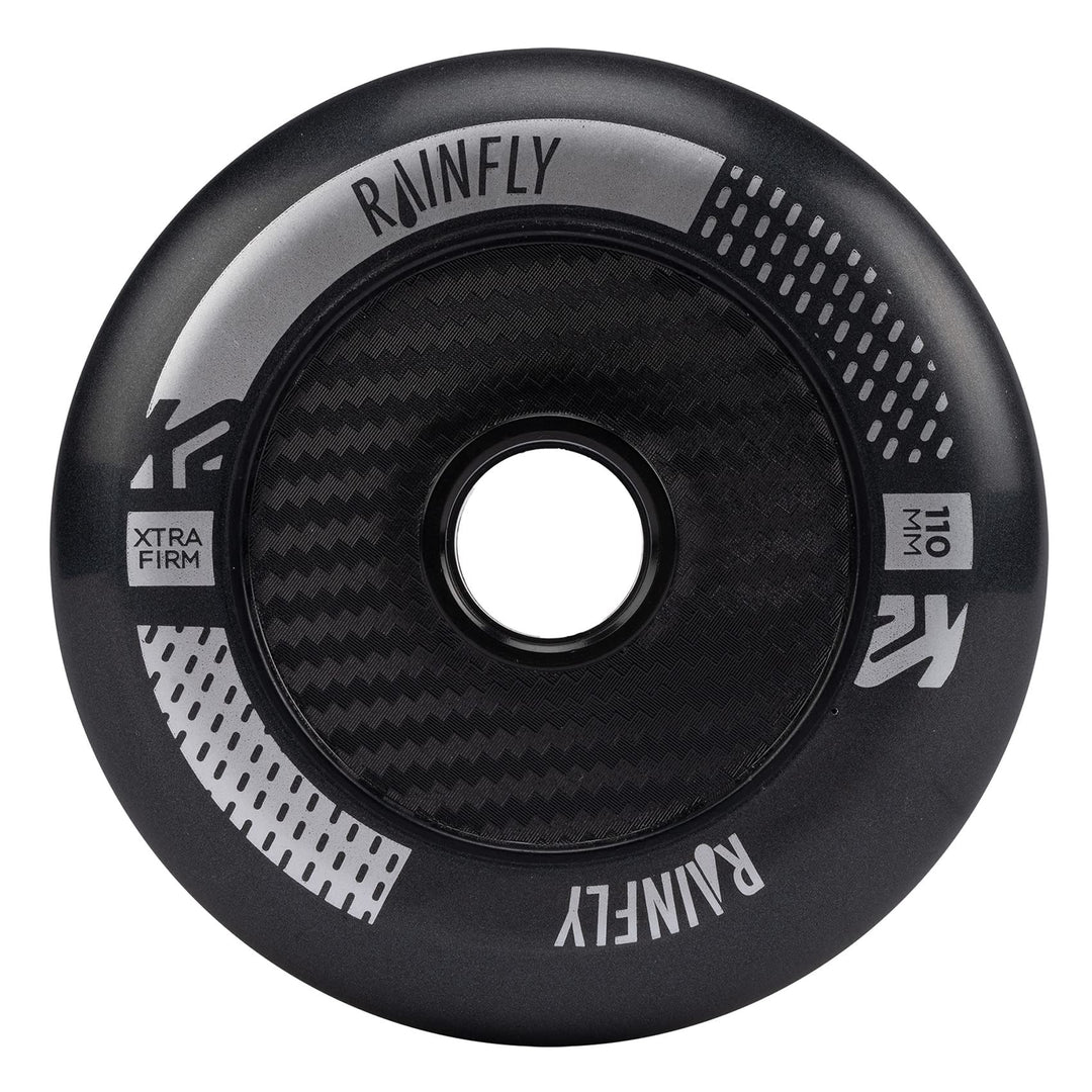 K2 Skate RAINFLY 110MM - 4 Pack Unisex – Erwachsenen Inline Skate Rollen — Black — 30G3081