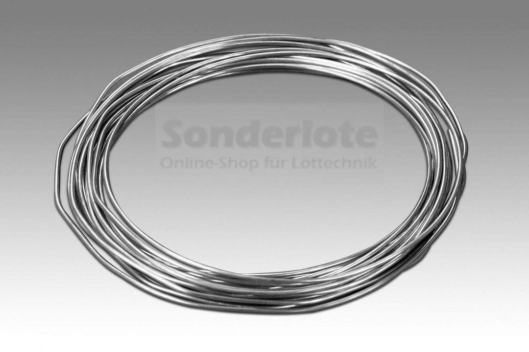 Aluminiumlot Aluminiumweichlot ZnAl-Weichlot höher schmelzend 420-480 °C mit Flussmittelseele