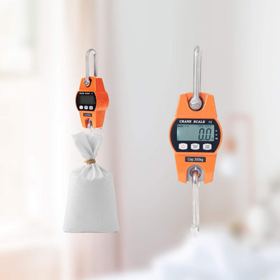 Hyindoor 300KG Hängewaage Elektronische Kranwaage Digitale Zugwaage Wildwaage Crane Massstab mit Hak
