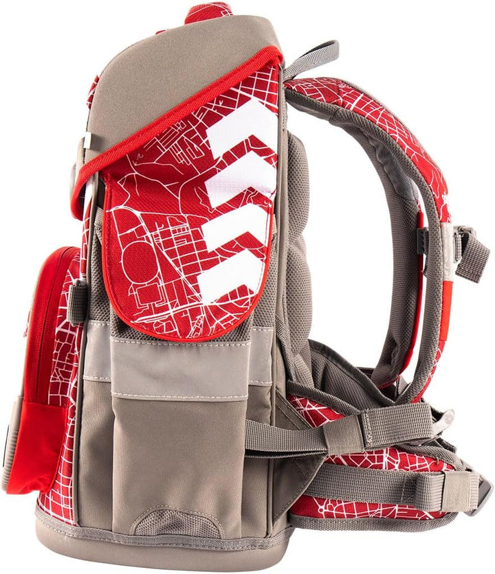 Familando - School Mood Timeless Air+ Schulranzen Set 6-teilig mit Federmappe - Sonder-Edition RB Le