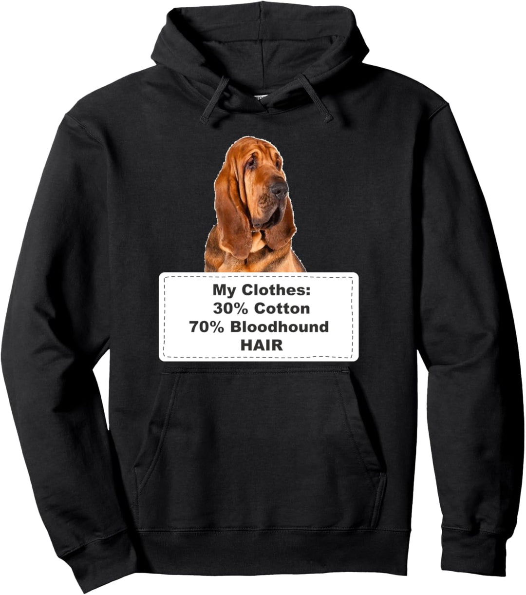 Funny Shedding Dog Bloodhound Pullover Hoodie