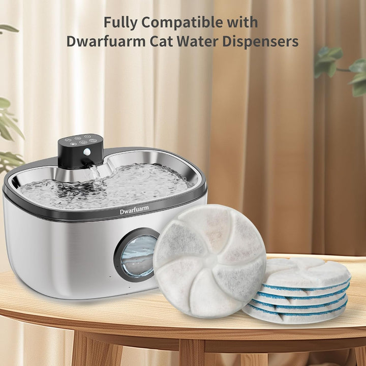 6Pc Katzenbrunnen-Filter 6 Pcs, 6 Pcs