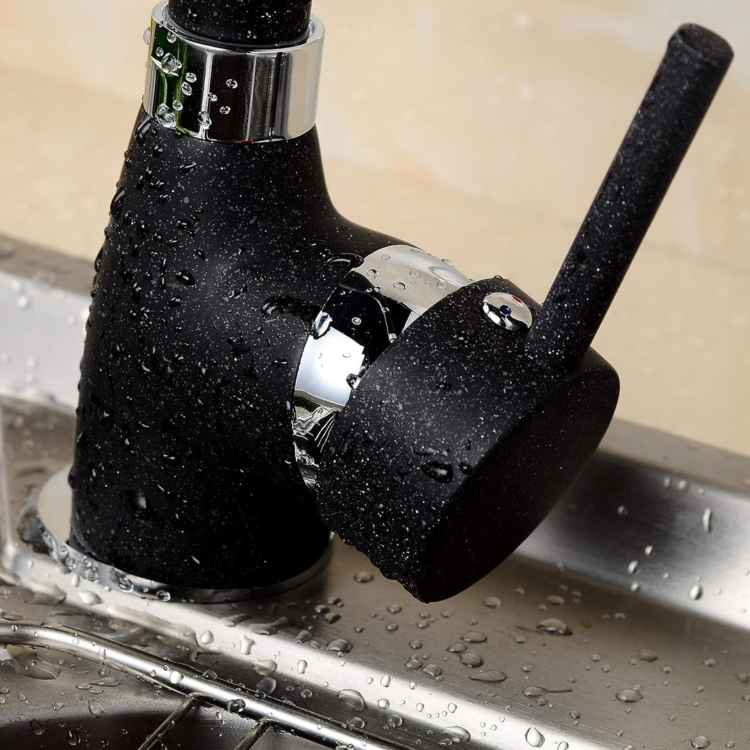 ZXC Moderne Hochdruck Schwanenhals Küchen Armatur Einhebel Mischbatterie Wasserhahn schwenkbar in Gr