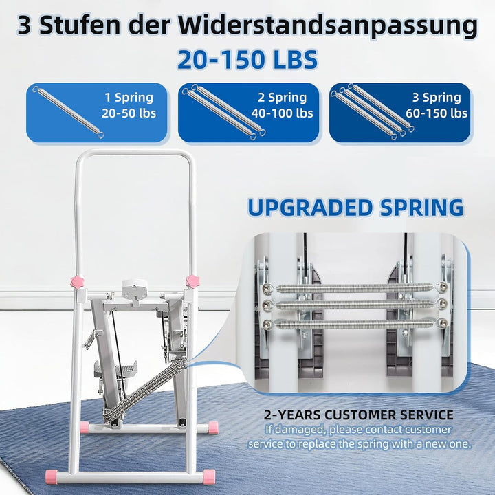 Vyrelis Stair Stepper für Zuhause, Stairmaster mit Einstellbarem 3 Stufen Widerstand für Ganzkörpert