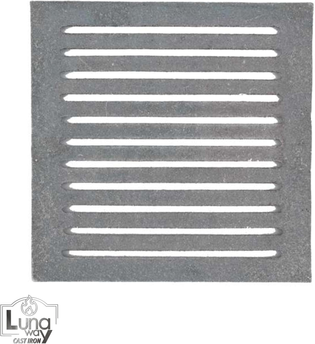 Lunaway - Gusseisenrost zum Auffangen von Asche | Dicke 1 cm (23,5 x 23,5 cm), 23,5 x 23,5 cm