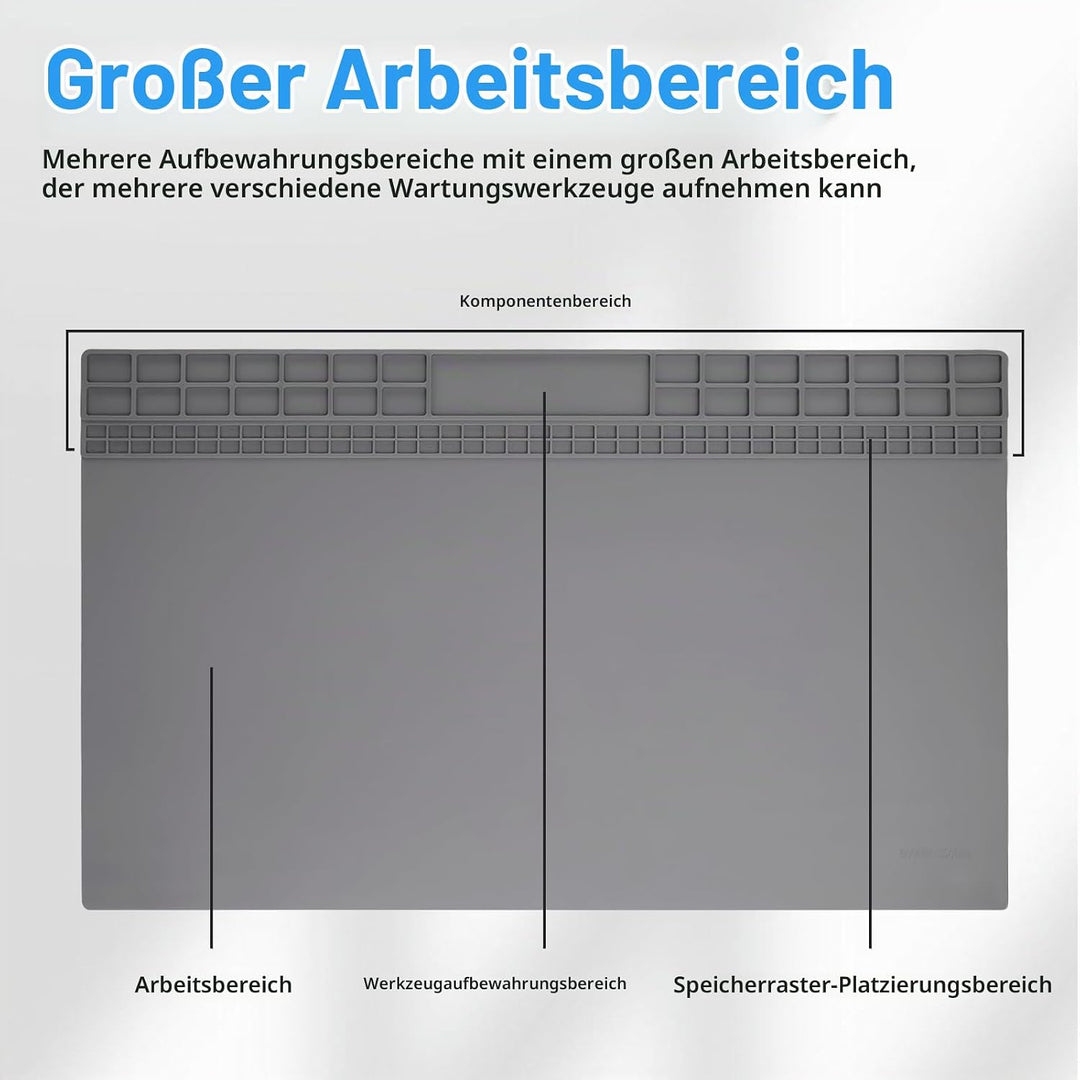 Lötmatte Silikon Antistatische Reparatur Matte Extra Gross 60 * 35cm Lötunterlage Soldering Mat Arbe