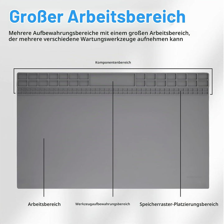 Lötmatte Silikon Antistatische Reparatur Matte Extra Gross 60 * 35cm Lötunterlage Soldering Mat Arbe