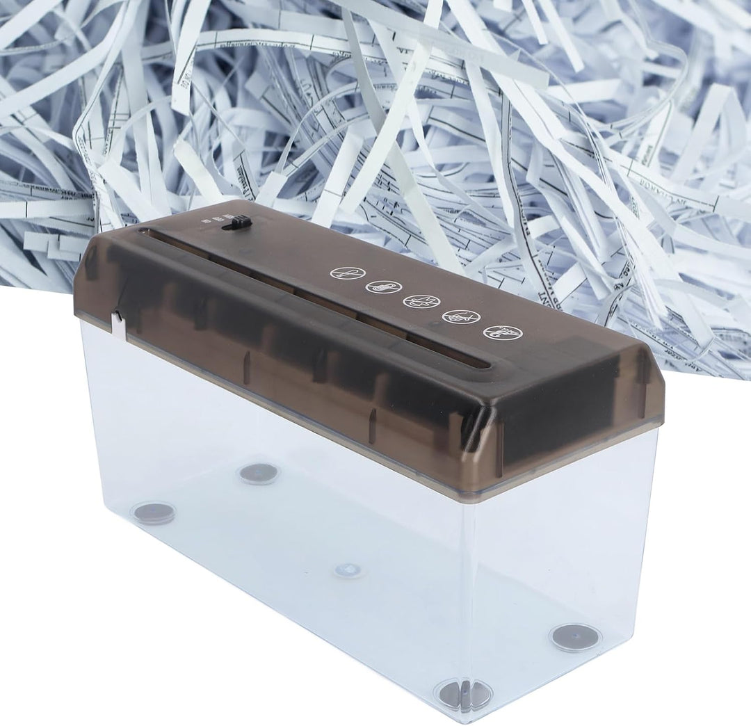 Marhynchus Elektrischer A4-Aktenvernichter, Tragbarer, Batteriebetriebener USB-Aktenvernichter mit S