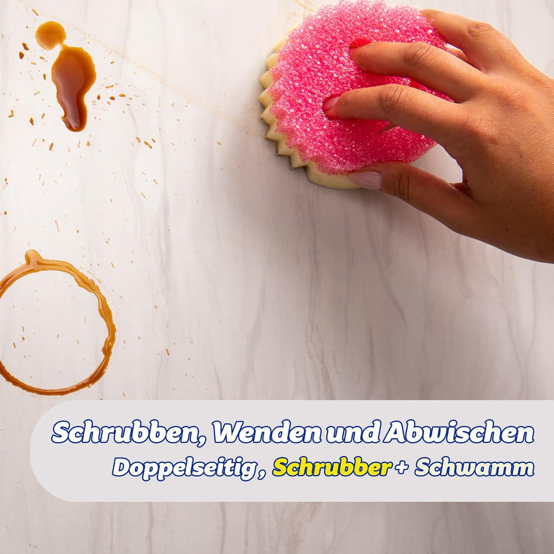 Scrub Daddy Scrub Mommy Putzschwamm, Topfreiniger Küchenschwämme, Putzmittel mit Texturveränderung,