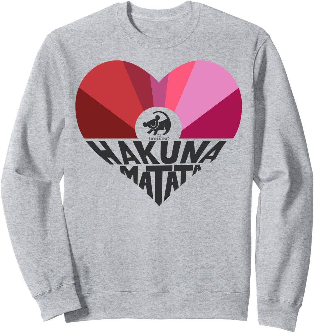 Disney Lion King Simba Hakuna Matata Heart Sweatshirt