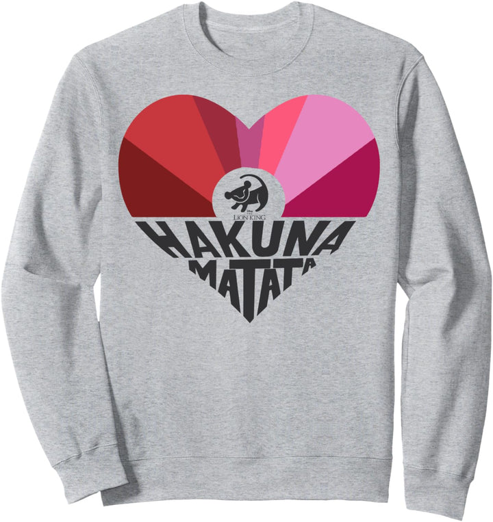 Disney Lion King Simba Hakuna Matata Heart Sweatshirt