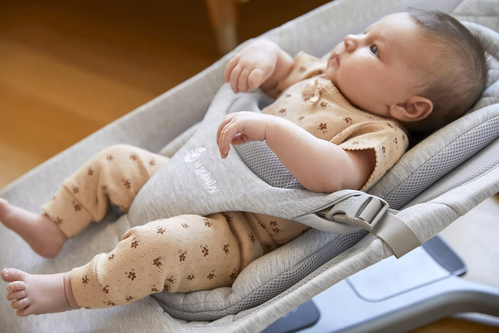 Ergobaby 3-in-1 Evolve Bouncer, Ergonomische Babywippe für Neugeborene ab Geburt bis zum Kleinkind,