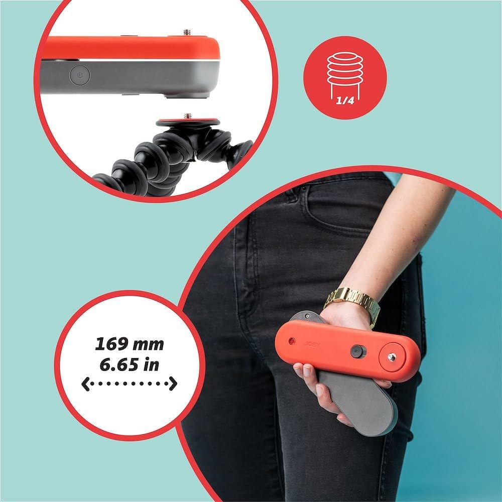 JOBY Swing-Komplett-Kit, mit elektronischem Bluetooth-Slider, GorillaPod, Kugelkopf, Handy-Halterung