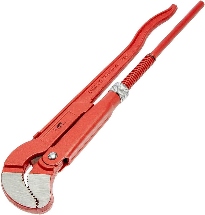 Eckrohrzange DIN 5234 | 45° abgewinkelt, S-Maul | CrV | No.811 | 3" | WGB