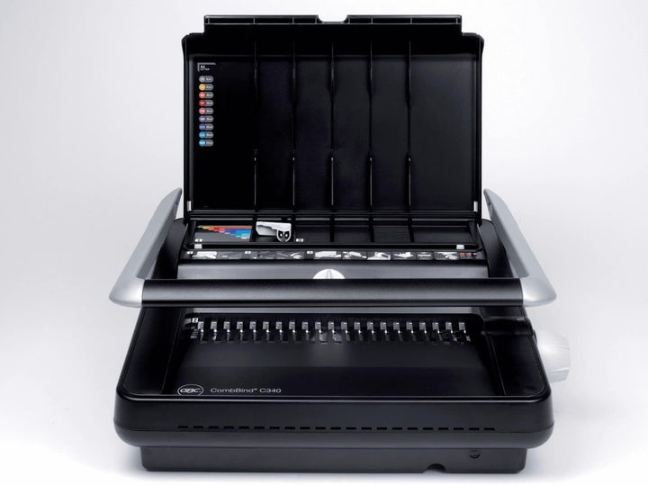 GBC 663733 CombBind C340 manuell-Bindegerät (mit automatischer Zentrierung), Manuell