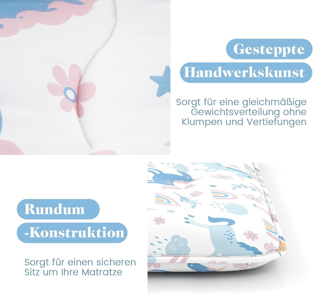 COSTWAY Japanische Futon Matratze, Tatami-Matte, Bodenmatratze, Klappmatratze mit waschbarem Bezug,