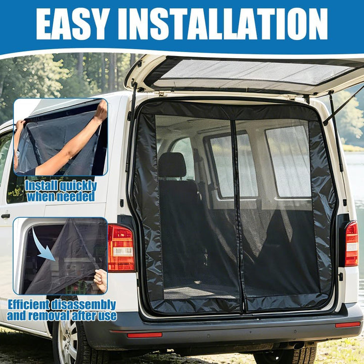 Moskitonetz Magnetisch für VW T5 T6, Sonnenschutz Auto Heckklappen, Fliegengitter Auto Insektennetz