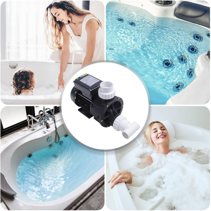 AQUADE Whіrlpоol Pumpe 0,75kW 750W, 1,0HS, 230V, 50Hz, 19.200 l/h - Poolpumpe bis 20 m³, SPA-Pumpe b