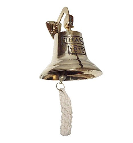 zeitzone Schiffsglocke Titanic 1912 Messing Glocke Nostalgie Maritim 18 cm