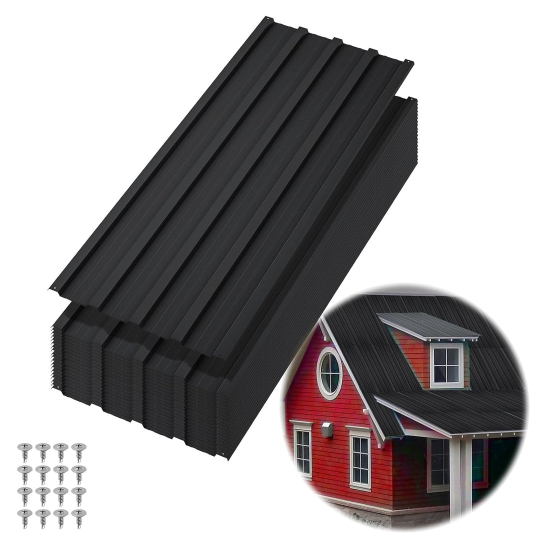 Trapezblech 20er Set, Profilblech 108cm x 43cm = 9,3m², Verzinkt Rostresistent Wetterfest Dachblech