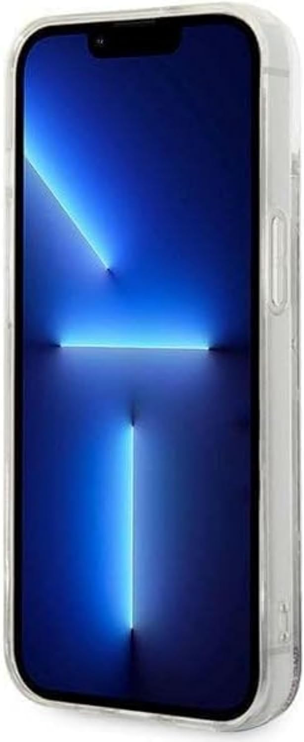 KARL LAGERFELD KLHCP14SLMNMS hülle für iPhone 14 6,1" hardcase Silber/Silver Liquid Glitter Monogram