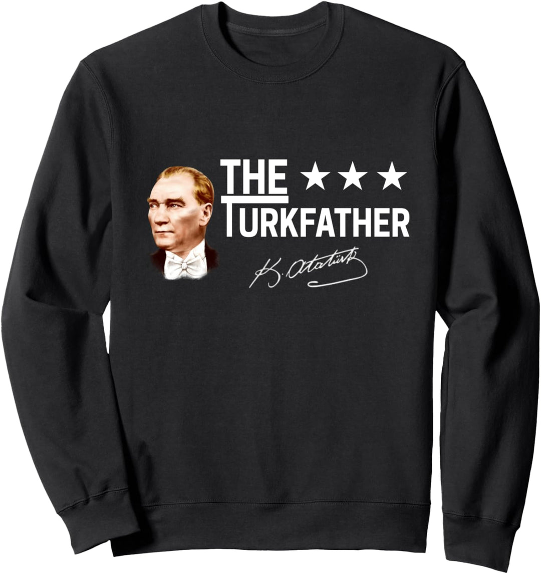Atatürk Resim Türkei tshirt herren Bozkurt Haritasi Izmir Sweatshirt