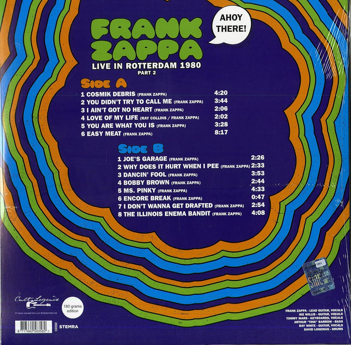 Live in Rotterdam Part 2, Vinyl