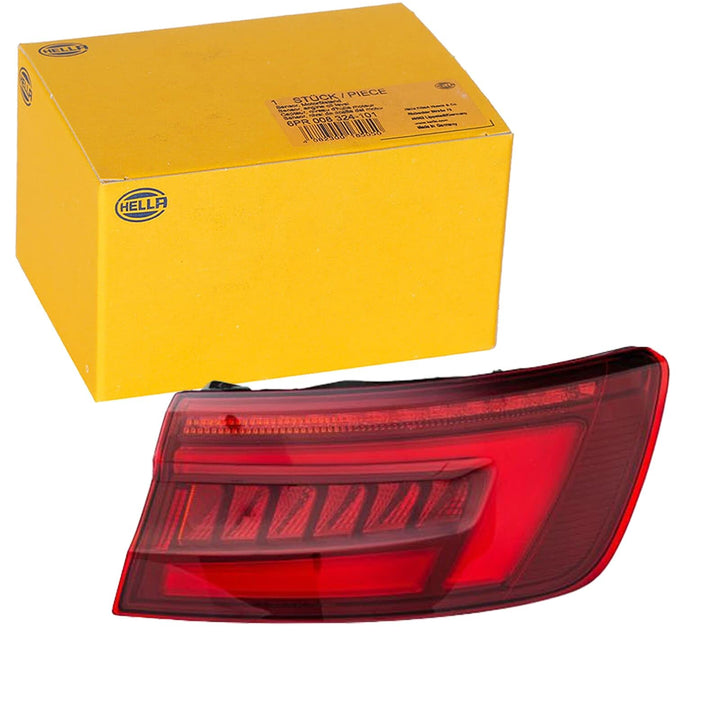HELLA 2SD 012 246-181 Heckleuchte - LED - äusserer Teil - rechts - für u.a. Audi A4 (8W2, 8WC, B9),