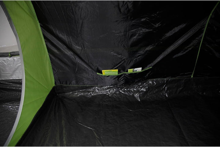 High Peak Tunnelzelt Meran 5.0 Personen Camping Familien Zelt 2 Kabinen Vorraum