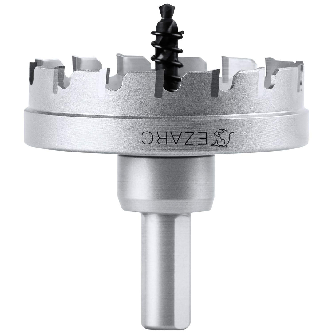 EZARC Lochsäge Hartmetall-Bohrer, leistungsfähiger Lochöffner ideal für Löchern in Edelstahl und Met