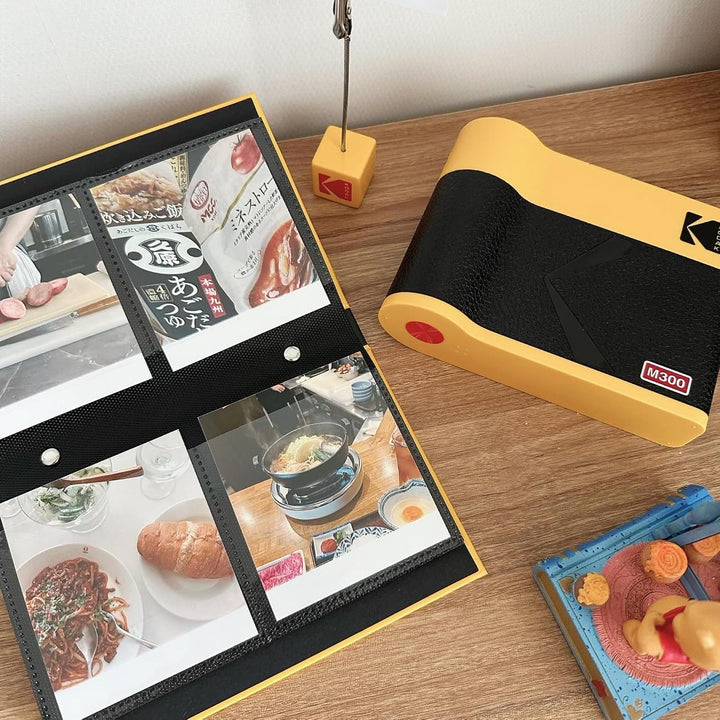 KODAK Mini 3 ERA 4PASS Mobiler Fotodrucker (7,6x7,6cm) (Schwarz, Fotodrucker + 8 Blatts) Mini 3 Foto
