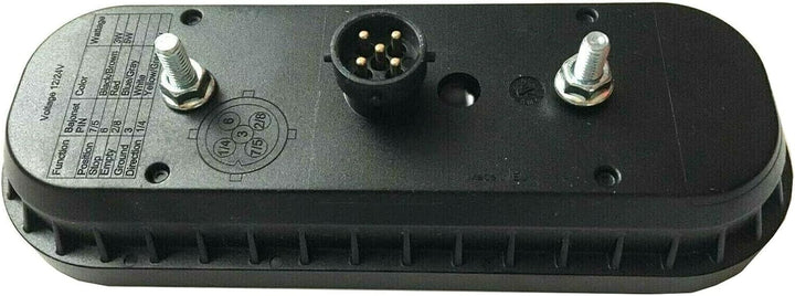 Anhängerbeleuchtung SET LED Rückleuchten 6x LED Umrissleuchte 13 polig Kabel 7m