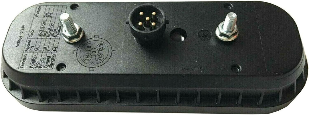 Anhängerbeleuchtung Set LED Rückleuchten Umrissleuchten 13 polig Kabelsatz 7m