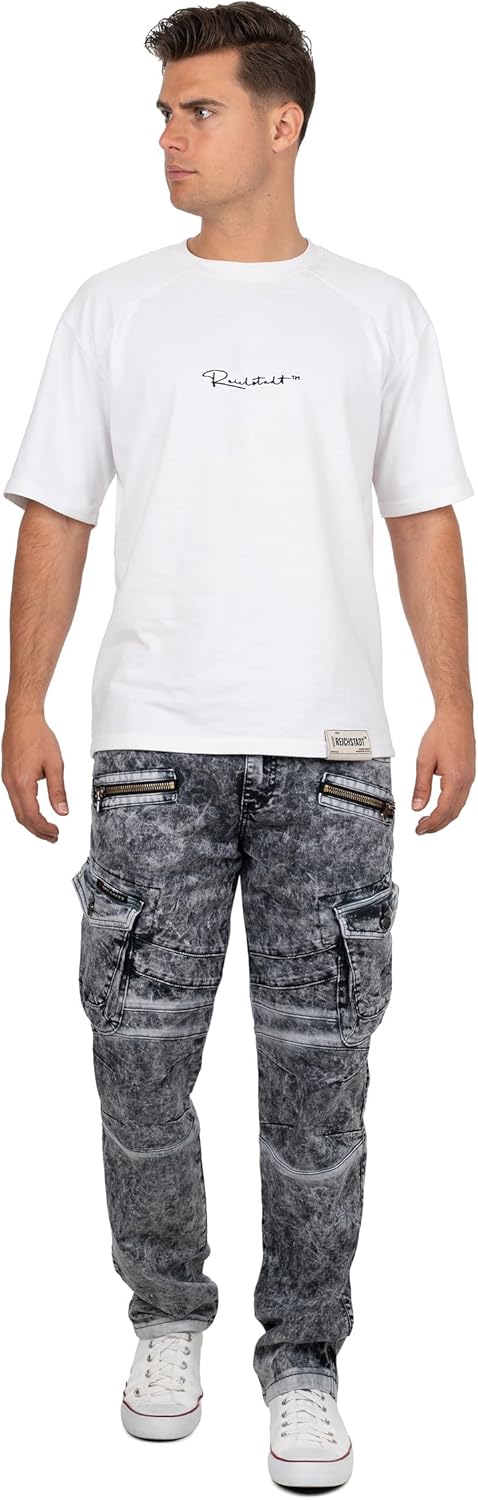Cipo & Baxx Herren Jeans – Stylische Denim-Mode mit einzigartigem Design, Slim-Fit & Regular-Fit, Bi