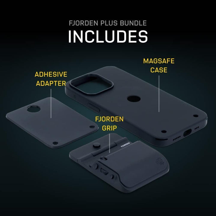 FJORDEN Plus Bundle für iPhone 15 Pro Max – inklusive Kameragriff Handyhülle (Kompatibel mit MagSafe